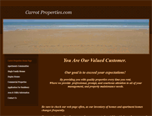 Tablet Screenshot of carrotproperties.com